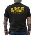 Childhood Cancer Awareness Tackle Childhood Cancer Football Men's T-shirt Back Print
