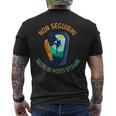 Climber Arrampicata Scalatore Alpinista Montagna O Boulder T-shirt da uomo con stampa posteriore