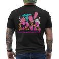 Cna Pink Ribbon Breast Cancer Awareness Warrior Survivor Men's T-shirt Back Print