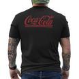 Coca-Cola Distressed Cursive Logo T-Shirt mit Rückendruck