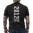 Compleanno Edizione Limitata E Annata 2012 T-shirt da uomo con stampa posteriore