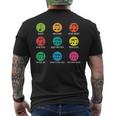 Compositori Classici Musica Classica Note Musicali T-shirt da uomo con stampa posteriore