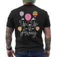 Con Mongolfiera Up And Away Regalo Divertente T-shirt da uomo con stampa posteriore