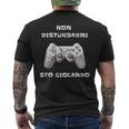 Controller Non Disturbarmi Sto Giocando Idea Regalo Gaming T-shirt da uomo con stampa posteriore