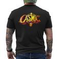 Cosmic Discoteca T-shirt da uomo con stampa posteriore