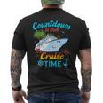 Countdown Is Over It's Cruise Time Men's T-shirt Back Print