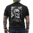 Crâne De Motard Graffitiintage Horreur Punk Crâne T-shirt imprimé au dos