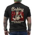 Cucinare Perché L'omicidio È Sbagliato T-shirt da uomo con stampa posteriore