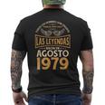Cumpleaños Hombre Regalos Las Leyendas Agosto 1979 Camiseta Hombre Estampado Espalda
