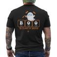 Cute Chemistry Boo The Element Of Surprise Chemist Halloween Men's T-shirt Back Print