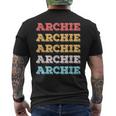 Cute Custom Archie Name Personalized Men's T-shirt Back Print