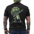 Dab Broccoli Dancing Dabbing Broccoliegetable T-Shirt mit Rückendruck