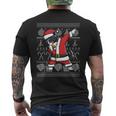 Dabbing Bovaro Del Bernese Natale Cane T-shirt da uomo con stampa posteriore