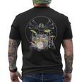 Dainci Batería Musical Camiseta Hombre Estampado Espalda