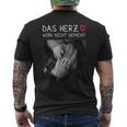 Das Herz Wird Nicht Dement S T-Shirt mit Rückendruck