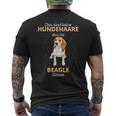 Das Sind Keine Hundehaare Das Ist Beagle Glitter T-Shirt mit Rückendruck