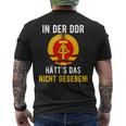 Ddr Ossi In Ddr Nicht Gegeben East Germany S T-Shirt mit Rückendruck