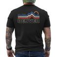 Denver Colorado Pride Mile High City Est 1858 Denver Regali T-shirt da uomo con stampa posteriore