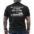 'Der Letzte Wagen Ist Immer Ein Kombi Bestatter T-Shirt mit Rückendruck