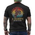 Dirt Bike Never Underestimate A Opa Der Motocross Fahren T-Shirt mit Rückendruck