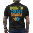 Divertente Drama Club Theater Nerd Attore Regalo Per Interpreti T-shirt da uomo con stampa posteriore