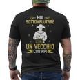 Divertente Unecchio Con Api Apicoltore T-shirt da uomo con stampa posteriore