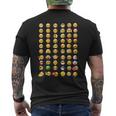 Divertidos Emoticonos Felices Con Caras De Sonrisas Del Teclado Camiseta Hombre Estampado Espalda