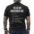 Dog Holder Ob Ich Der Rudelführer Bin I'm The Rudelführer Bin T-Shirt mit Rückendruck