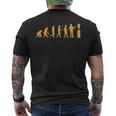 Doner Kebab Evoluzione Girarrosto Pita Pane Piatto Regalo T-shirt da uomo con stampa posteriore