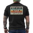 Donna 45Th Birthday Retro Best Of 1976 Cassette Tapeintage Con Collo A T-shirt da uomo con stampa posteriore