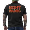 Don't Panicintage Distressed T-Shirt mit Rückendruck