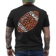 Dot Day Polka Dot American Football Lover Player Men's T-shirt Back Print