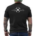 Drone Da Corsa Heartbeat Leisure Fpv T-shirt da uomo con stampa posteriore