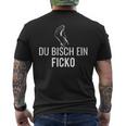 Du Ficko Lohn Italia Workelvet Gesture T-Shirt mit Rückendruck