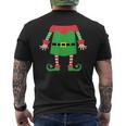 Elf Kostüm Wichtel Weihnachtself Lustige Weihnachten T-Shirt mit Rückendruck