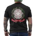 Emblema Italia Della Repubblica Italiana Simbolo Souveniracanza T-shirt da uomo con stampa posteriore