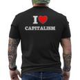 Me Encanta El Capitalismo Camiseta Hombre Estampado Espalda