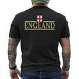 England Flag England Football Jersey T-Shirt mit Rückendruck