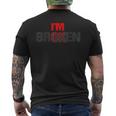 Estoy Bien Estoy Roto Im Ok Im Broken Conciencia De Salud Mental Camiseta Hombre Estampado Espalda