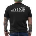 Evolución Del Conductor De Autobús Regalo Del Conductor De Camiseta Hombre Estampado Espalda