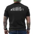 Evoluzione Falegname Carpenteria T-shirt da uomo con stampa posteriore