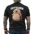 Fett Ferret Marten Animals Fetti T-Shirt mit Rückendruck