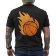 Fire Basketball T-Shirt mit Rückendruck