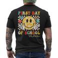 First Day Of School Vibes Back To School Teachers Students Men's T-shirt Back Print