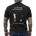 Fishing Pescatori A Mosca La Pesca Fisher Pescatore T-shirt da uomo con stampa posteriore