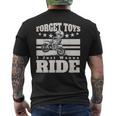 Forget Toys I Just Wanna Ride Rider Motocross Dirt Bike Bambino T-shirt da uomo con stampa posteriore