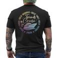 Friends Cruise 2025 Vacation Trip Cruising Friends Matching Men's T-shirt Back Print