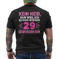 Birthday Schon Wieder 29Th Birthday T-Shirt mit Rückendruck