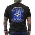 Football Zuf Fußball Geboren Zum School Gezween T-Shirt mit Rückendruck