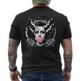 Frankenstein Monster And Bride Bubble Gum Halloween Men's T-shirt Back Print